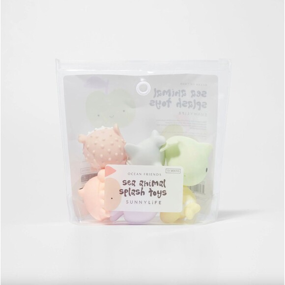 SunnyLife Sea Animal Splash Toys Ocean Friends - Water Fun for Kids - 6 Pack - Picture 3 of 6